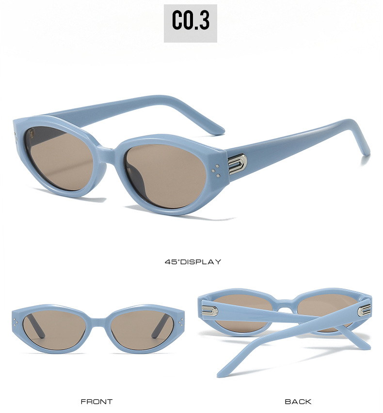 2024新款墨镜女网红同款轻奢高级感墨镜男 潮猫眼墨镜防晒太阳镜详情9