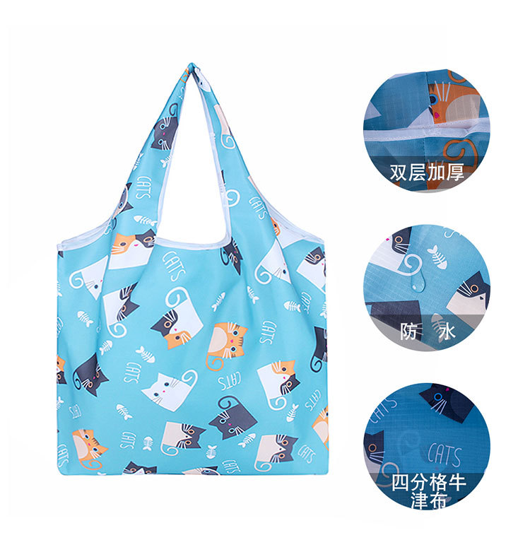 Wholesale shopping bags, polyester eco-friendly bags, Oxford cloth bags, eco-friendly bags, polyester gift storage handbags pic 18