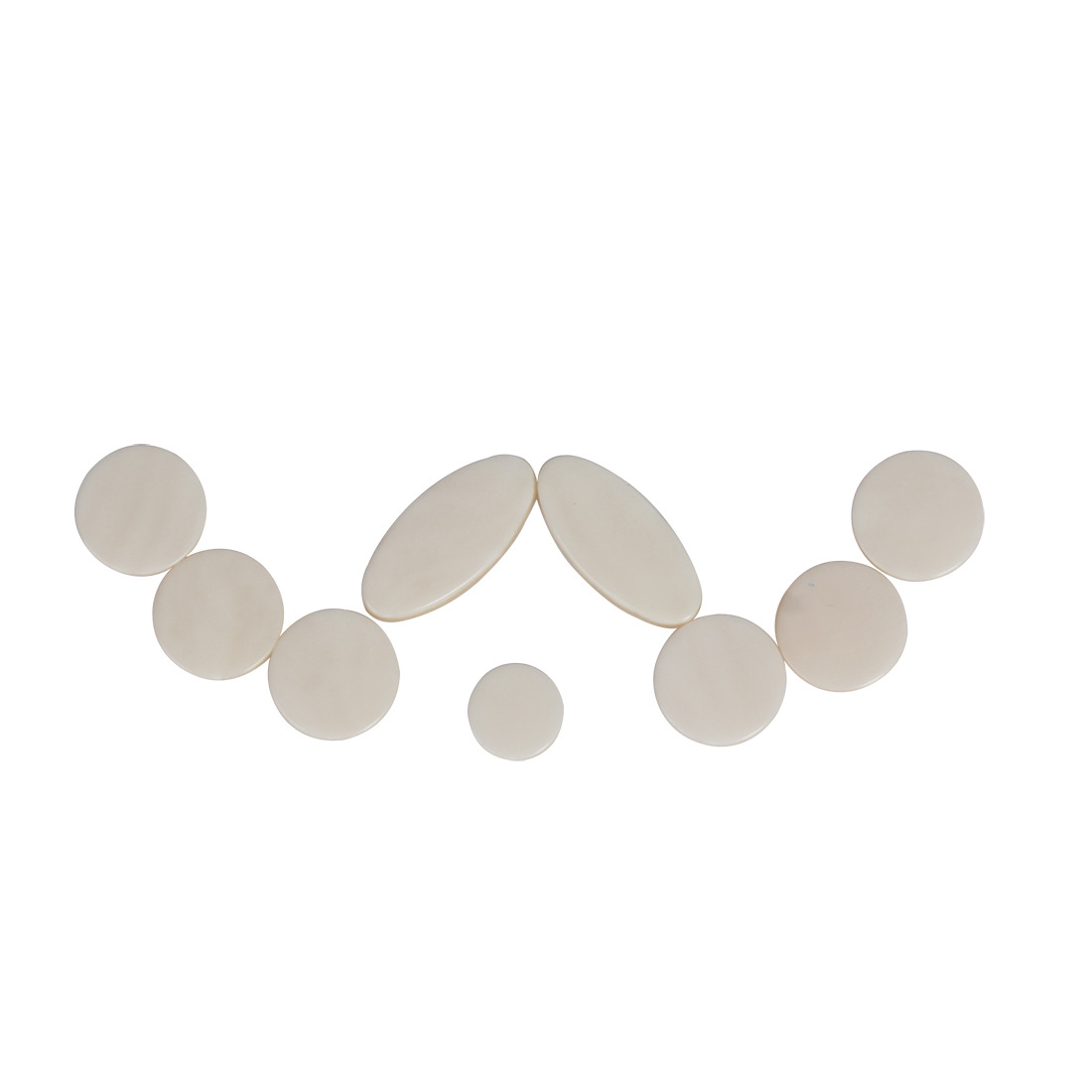 批发萨克斯白贝壳按键扣9个装萨克斯贝母按扣萨克斯配件按键垫片详情10