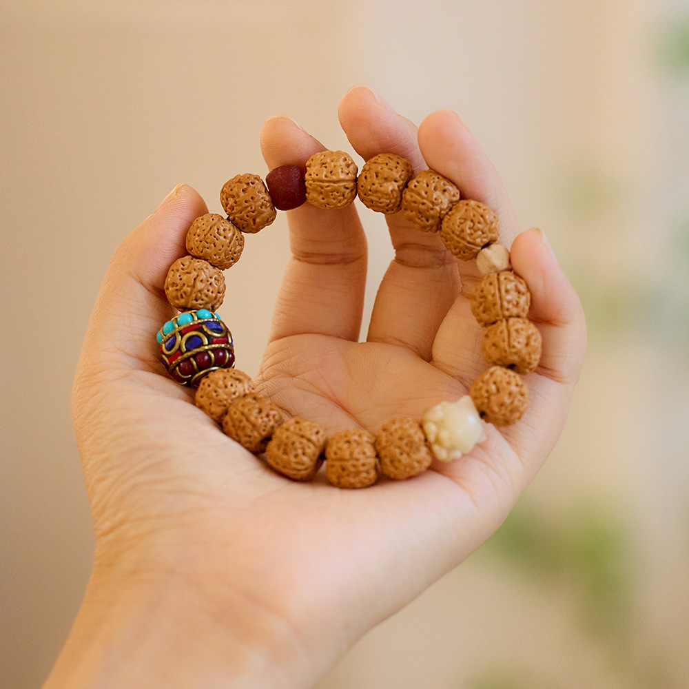 National trend cultural and creative, natural diamond Bodhi seed bracelet, Du Mu retro tassel hand-held pendant, collectible and wholesale pic 22