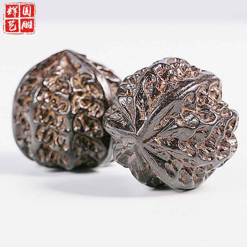 【月销十万】黑檀 染色狮子印章抓周官印把件文玩木质工艺品摆件详情13