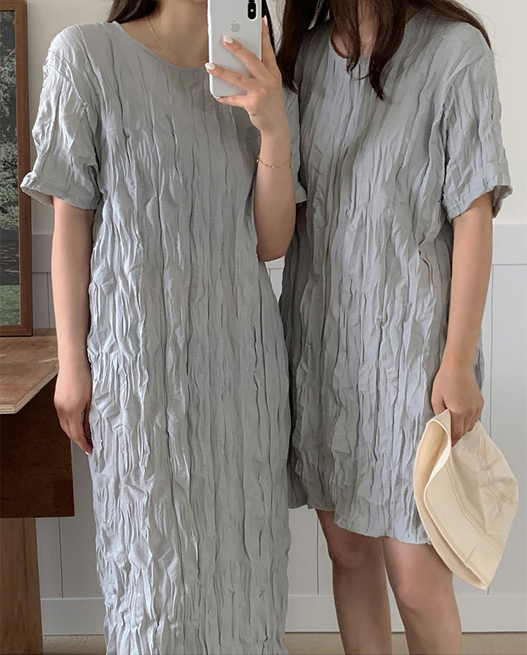 Новая модель chic весной и летом в корее, небольшая, ленивая, с круглыми воротничками, разработанная для платья с длинными юбочками с короткими рукавами pic 5