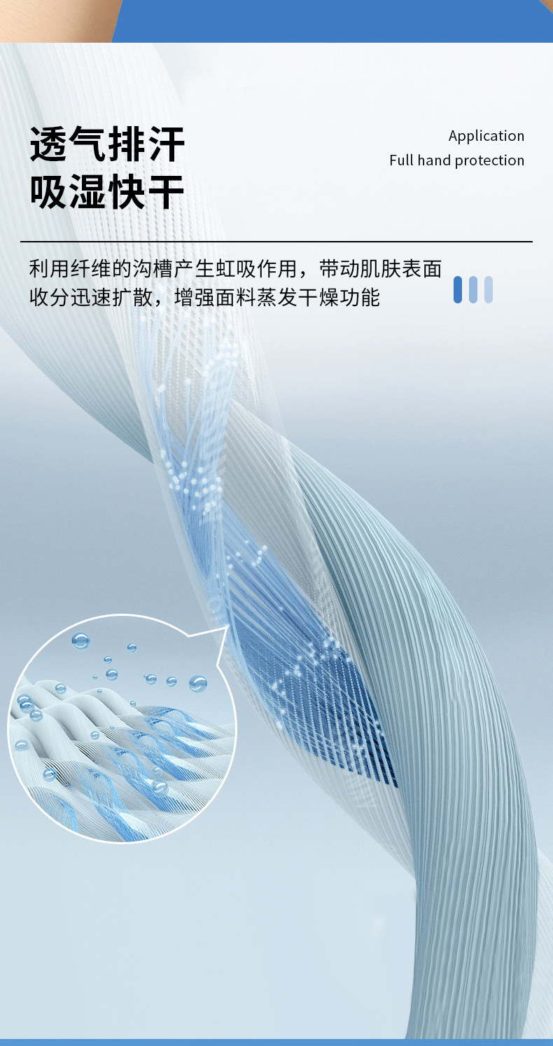 夏季防晒手套女士冰丝骑行薄款防滑透气美甲防紫外线露指夏天开车详情19