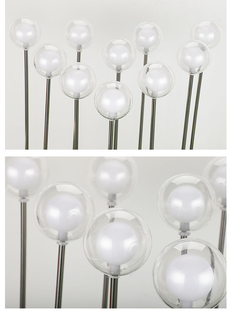 侧光纤透明圆球地插灯芦苇灯户外庭院装饰彩灯防水美陈亮化草坪灯详情12