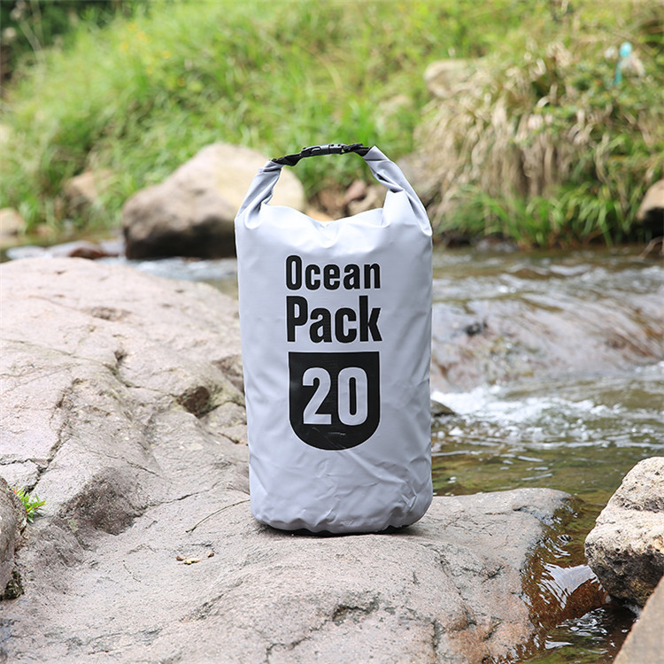 Factory direct supply of outdoor drift bucket bags, sports waterproof bucket bags, colored waterproof fabric bags, beach camping backpacks pic 30