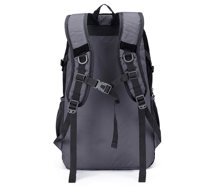 黑色户外运动背包 新款双肩包旅行包登山包户外背包男士背包详情14