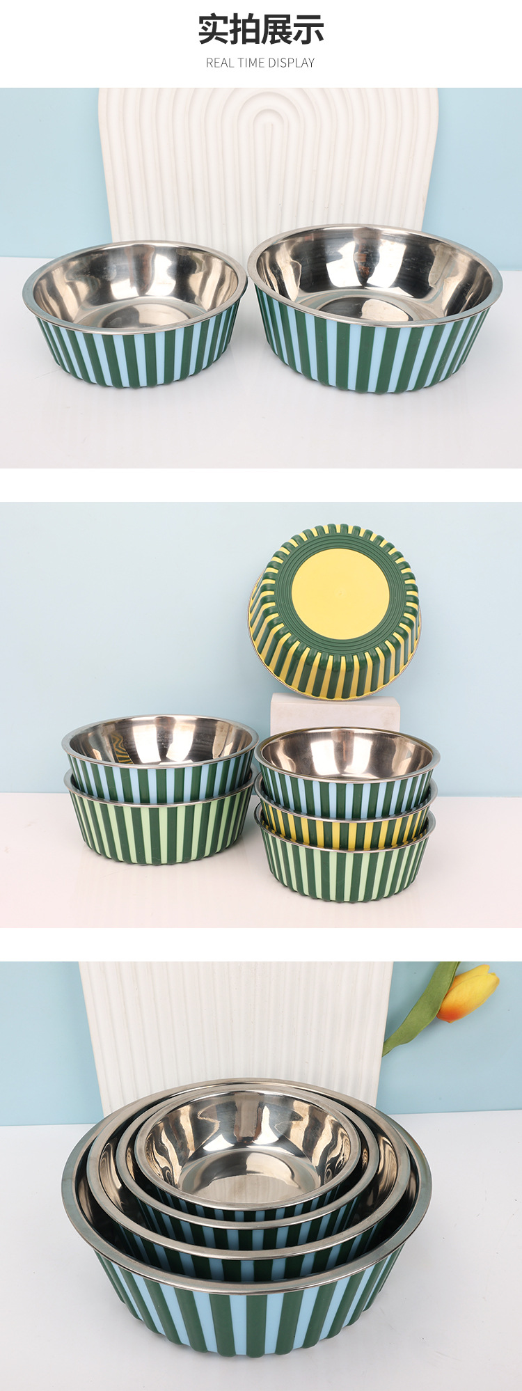 跨境狗碗宠物碗猫碗猫咪狗狗饮水狗盆防滑喂食狗食盆宠物用品详情8