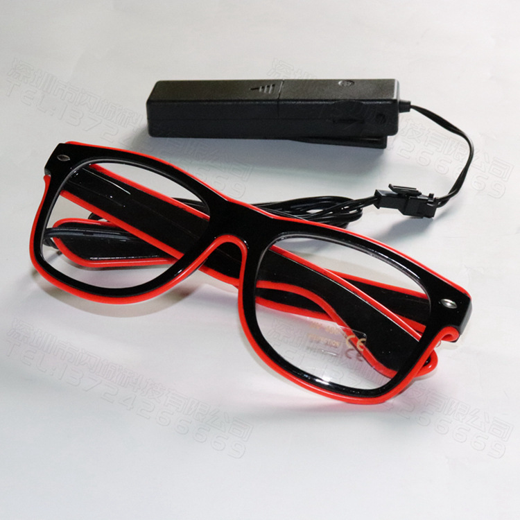 Illuminated Glasses, LED rice nails, voice-controlled bar party gifts, music night club atmosphere supplies, Neon Glasses pic 72
