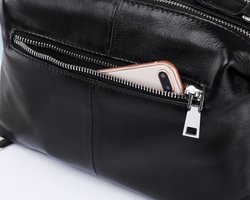 2024新款头层牛皮大容量女士手提包时尚休闲单肩包多功能斜挎包详情11