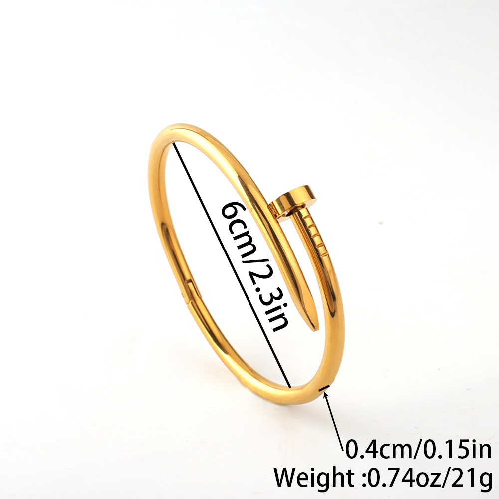 Titanium steel bracelet vacuum electroplated without color fading stainless steel bracelet, a niche and versatile light luxury high-end full diamond bracelet pic 17