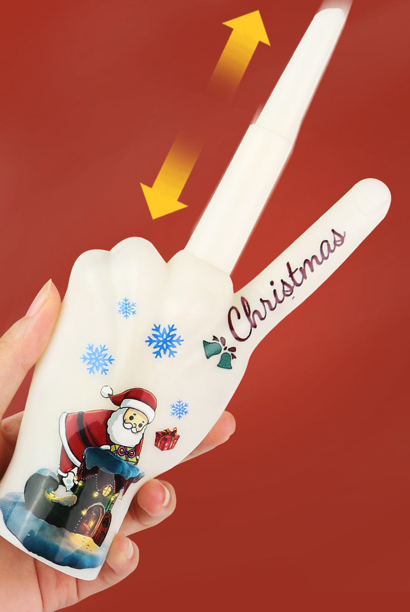 跨境儿童玩具圣诞手指趣味解压伸缩圣诞节搞怪创意玩具万圣节礼物详情9