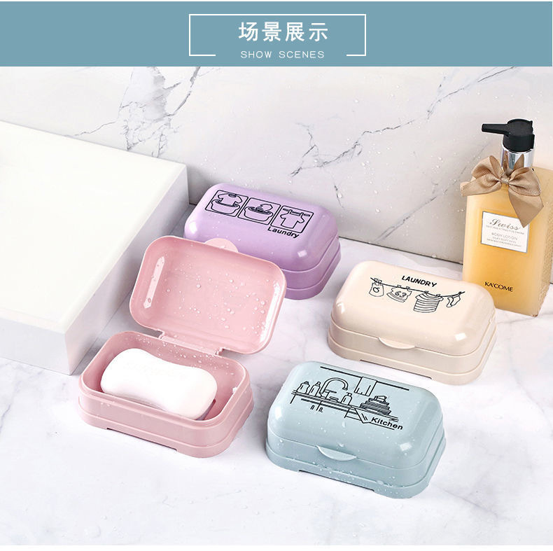 肥皂盒皂托卫生间沥水卡通印花洗脸手工大号香皂盒肥皂架皂盒批发详情11
