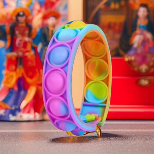 In-stock rat killer Pioneer Wristband, Rainbow Wristband, silicone, stress-relieving bubble, intelligence, stress-relieving, finger press music Band watch pic 3