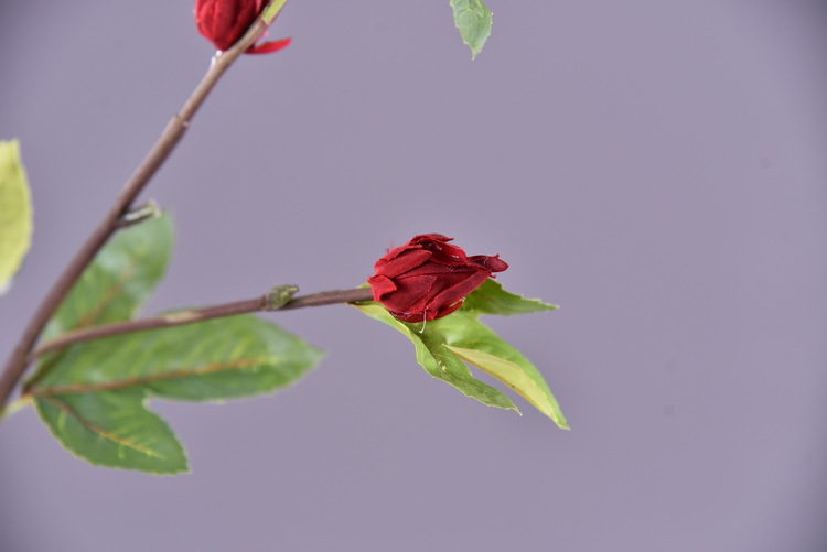 Factory direct sales of artificial hibiscus, modern and simple living room and hotel floor-standing artificial flowers wholesale, artificial roselle pic 9