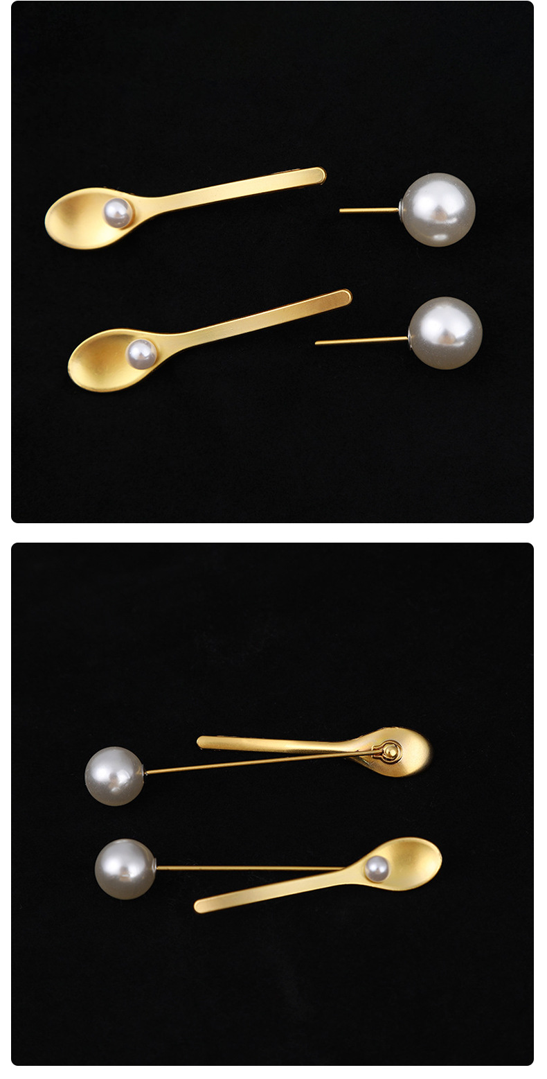 高级感一字针蝴蝶胸针ins设计感珍珠西装插针长针胸饰别针配饰潮详情6