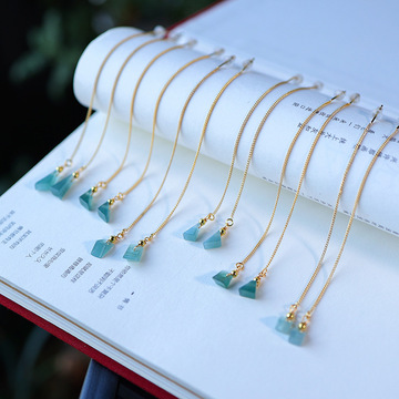 Amazon AliExpress New Chinese-style natural blue water drum bead A-grade jade bracelet for women, light luxury 925 silver inlaid rabbit jewelry pic 10