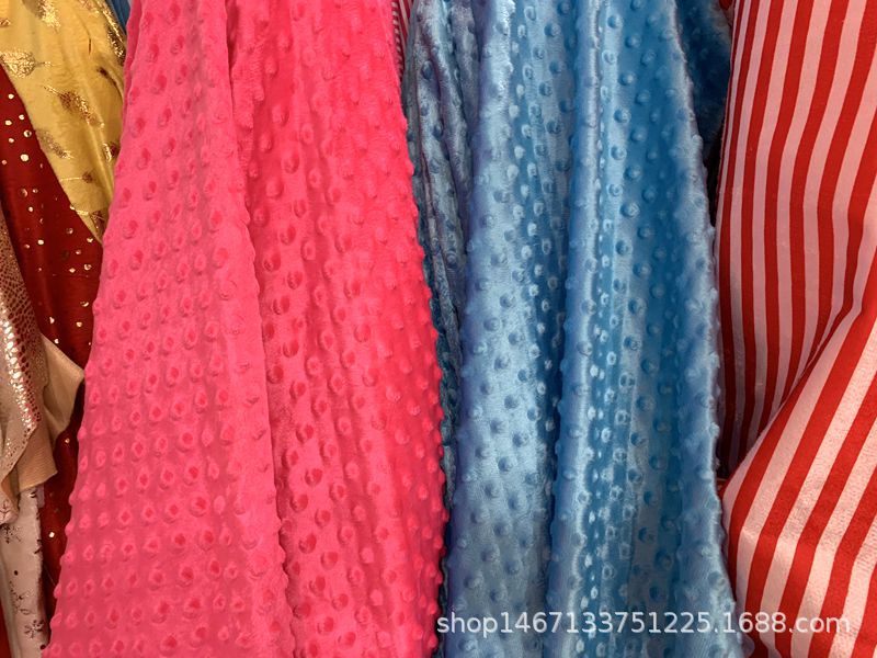 Foamed velvet fabric, knitted fabric, toys, home furnishings, clothing, bedding, cushions, bubble crystal velvet fabric pic 7