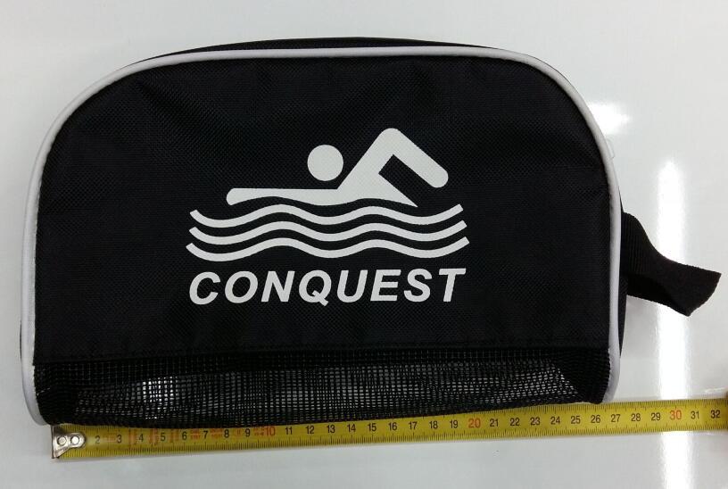 厂家直供游泳收纳包 休闲洗漱包 内有小镜双层游泳包详情3