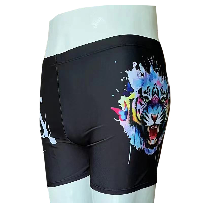 泳裤男防尴尬新款宽松版男士泳衣平角游泳裤短裤泳装温泉游泳装备详情3