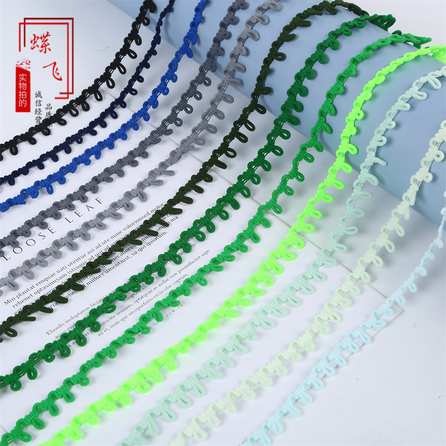 Available in stock: 35 colors of accessories, elastic buttonholes, elastic lace, removable caps, collar buckles, elastic and tight buckles, and button loops pic 11