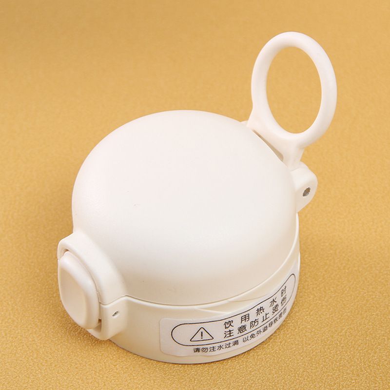 韩版304不锈钢弹跳盖保温杯 简约卡通豌豆杯便携清新学生水杯抖音详情9