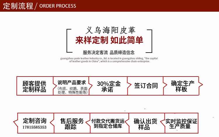 箱包鞋材皮料喷水花瑶厂家支持定制0.6MMPVC化妆包包饰品皮革批发详情11