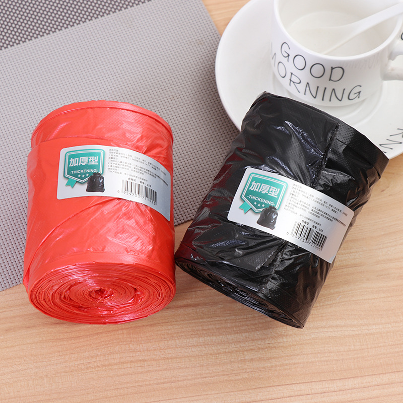 About 20 pieces of 155 brand new material thickened flat-mouth plastic garbage bags, disposable household garbage bags in stock for wholesale pic 10