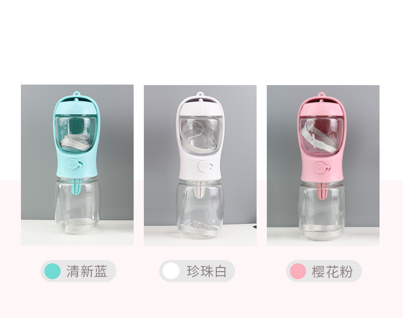 宠物水杯猫猫狗狗便携户外旅行杯食品级材质防漏大容量宠物水杯详情6