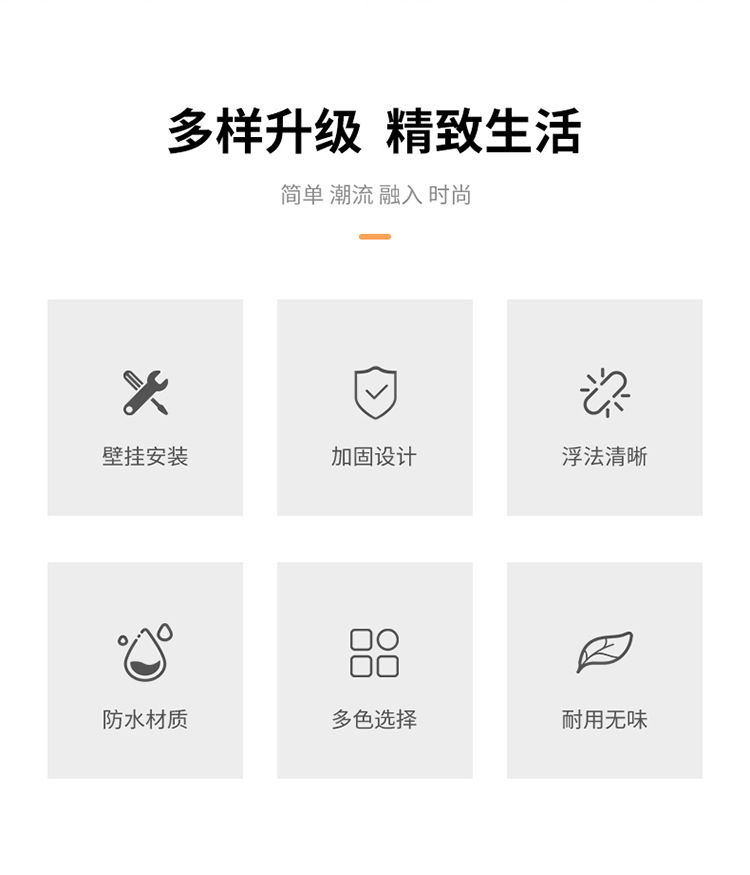 云朵异形台式梳妆镜简约壁挂卫生间不规则化妆镜法式装饰镜子批发详情2