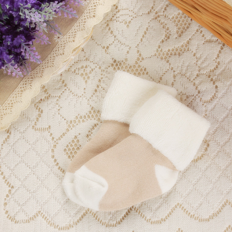  秋冬纯棉宝宝袜子 松口加厚毛圈儿童袜子 全棉可爱婴儿袜子详情28