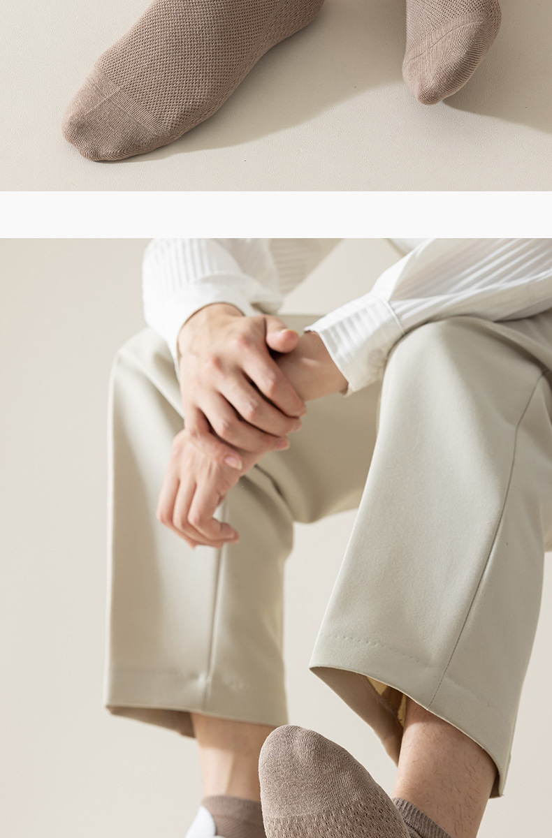 袜子男士防臭吸汗夏纯棉男士夏季袜子透气薄款短筒袜诸暨袜业批发详情20