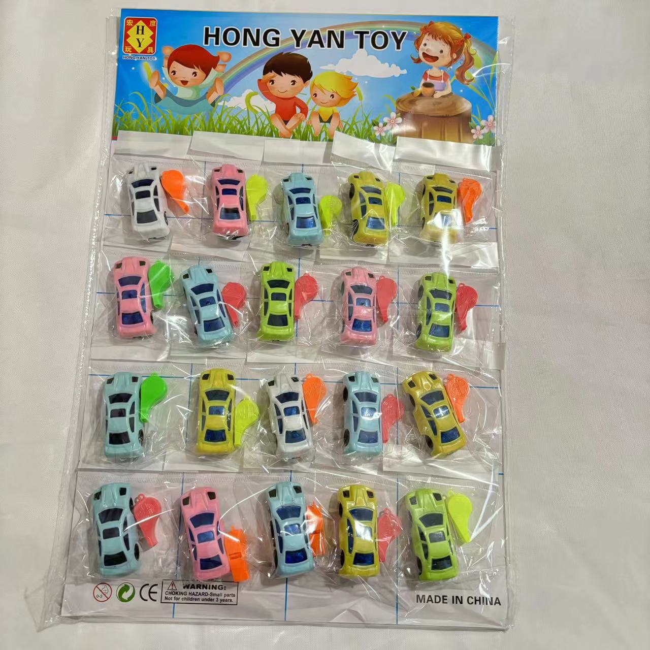 义乌玩具批发儿童口哨小车二合一赠品礼品地摊夜市吊板挂板玩具详情6