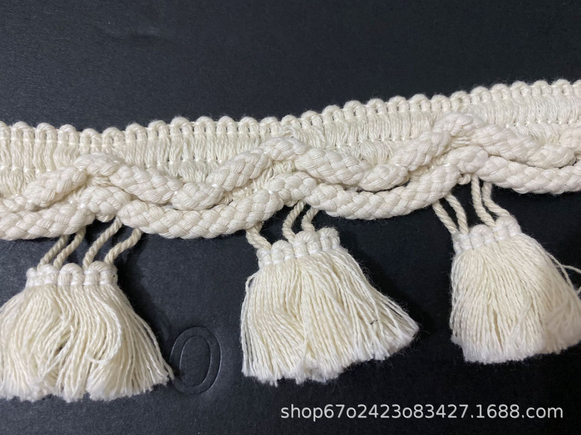 Factory direct supply of knotted tassel lace home textile accessories, DIY clothing accessories knotted tassel lace pic 17