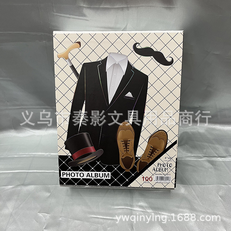 新款印刷面六寸100张相册家庭影集相薄毕业纪念册详情5