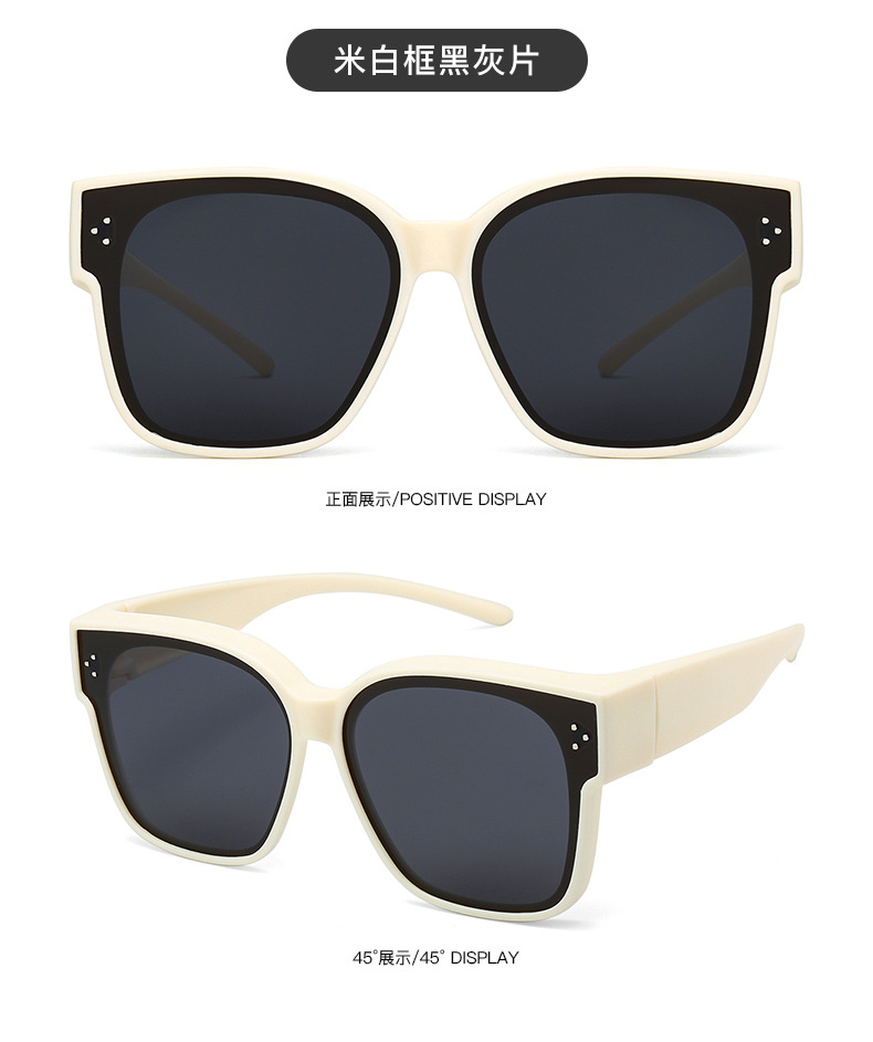 卡莎偏光太阳镜大框近视高清套镜户外开车墨镜夏季防晒眼镜网红款详情13