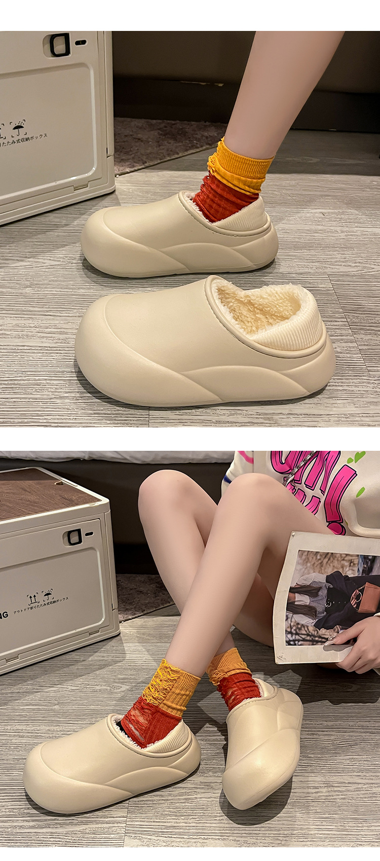 棉拖鞋家居毛拖鞋秋冬家用男款室内冬季厚底保暖加厚女情侣棉拖鞋详情10