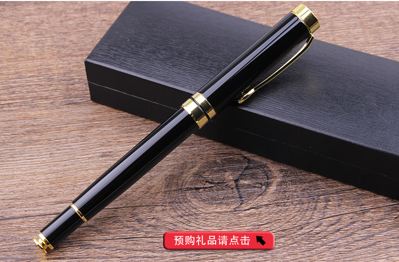 Black gel pens, business gifts, metal signature pens, customized advertising gifts, ballpoint pens, logos, and pens pic 35