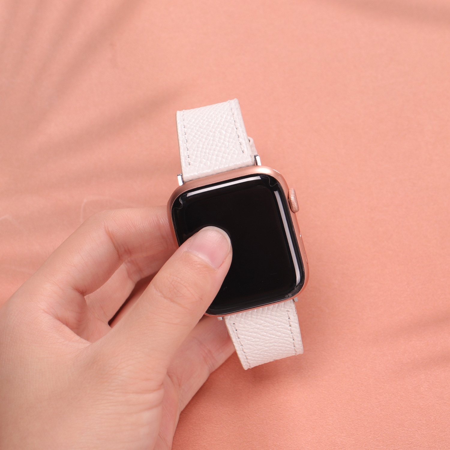 适用苹果Apple watch真皮表带 iwatch时尚经典百搭多色男女款表带详情25