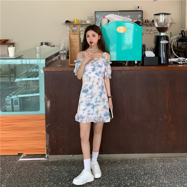 French retro, niche and sweet long dress for summer 2022 new first love dress, early spring temperament dress for women's wear pic 17