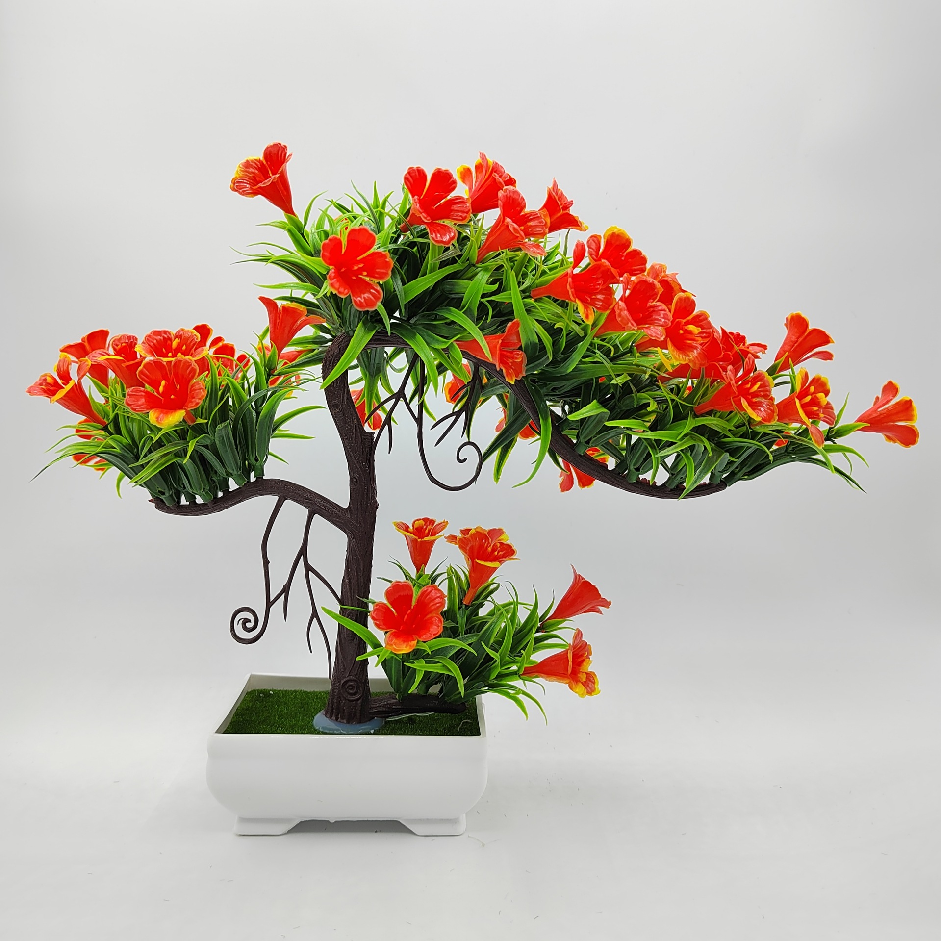 Creative pine tree simulation bonsai home ornaments, interior decoration table ornaments, photography props, creative ornaments pic 1