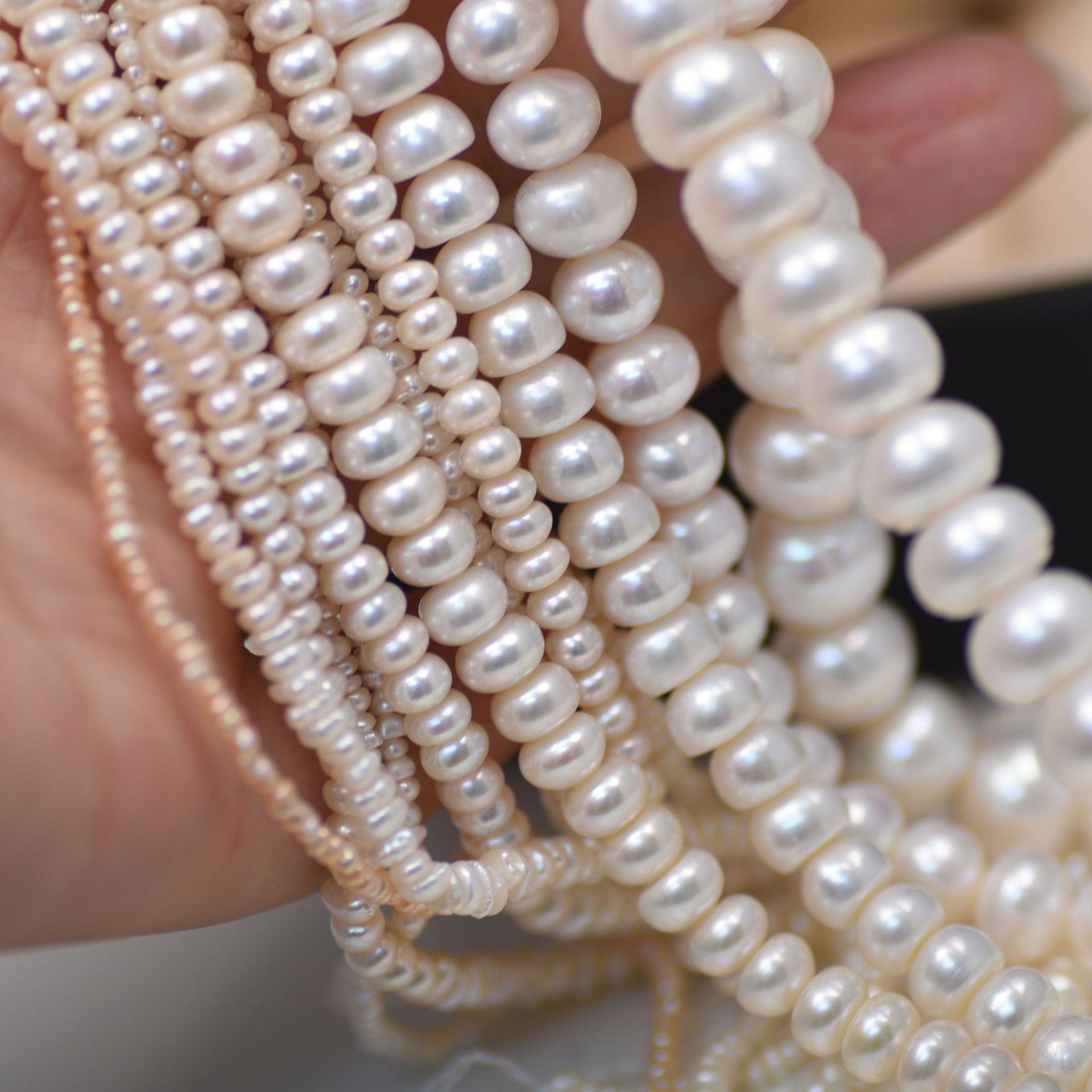 巴洛克珍珠串珠diy配饰珠子散珠扁珠异形天然淡水珍珠半成品配件详情9