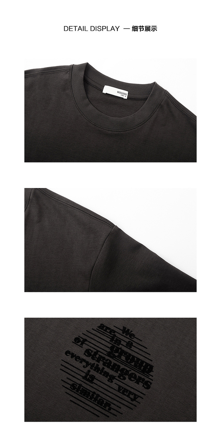 Quick-drying ice silk cotton round-neck cool printed short-sleeved T-shirt for men 2024 Summer new style slightly loose half-sleeved T-shirt pic 25