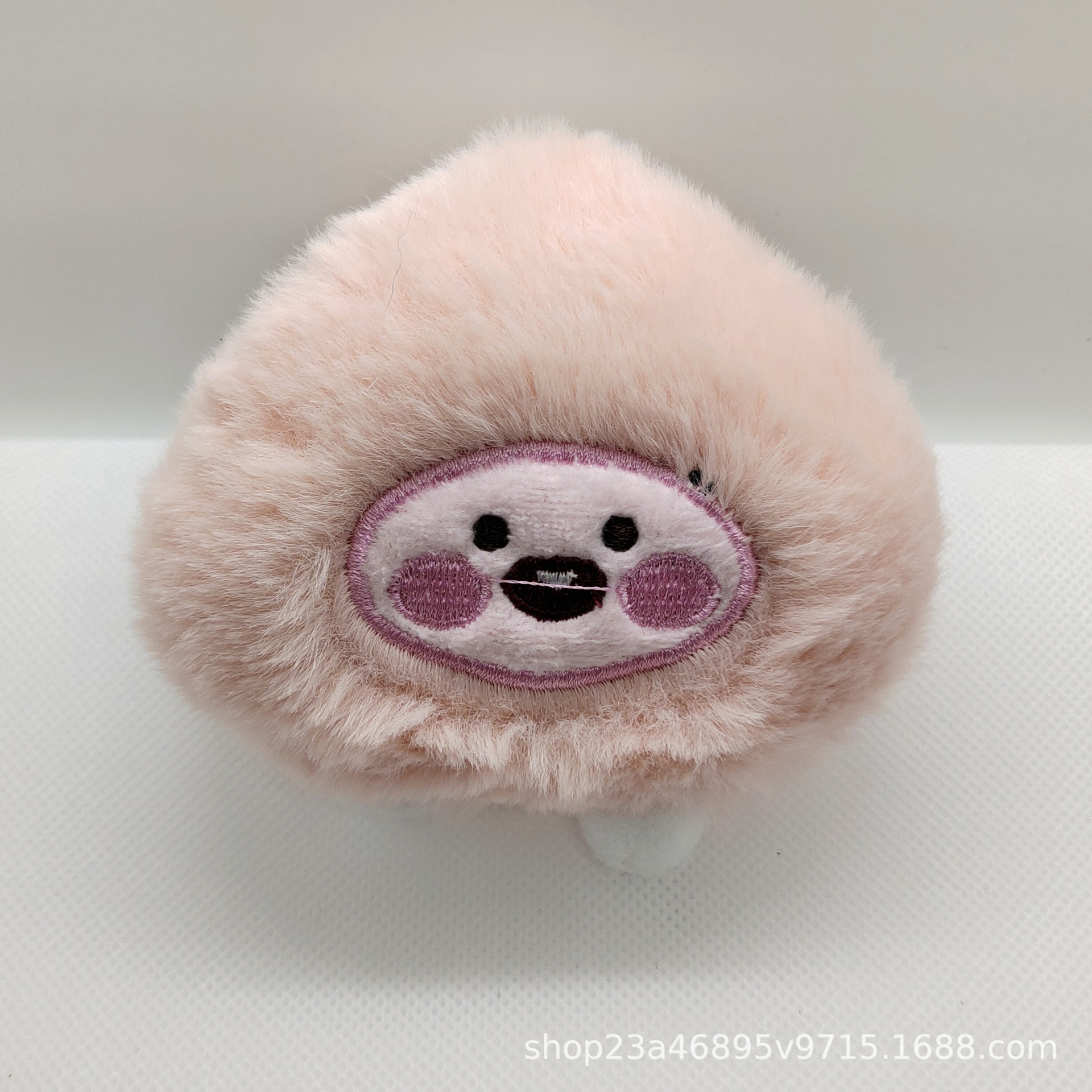 网红少女洗脸压发带 韩版兔毛 桃可爱简约毛绒diy饰品配件详情1