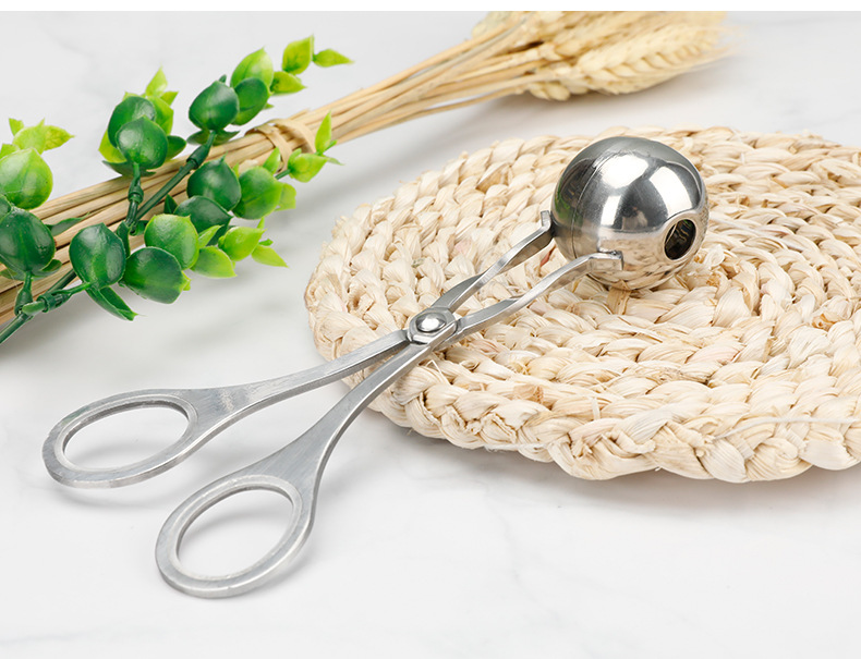 Stainless steel 304 meatball tongs, meatball makers, food tongs, meatball makers, household soup ball tongs, kitchen tools pic 18