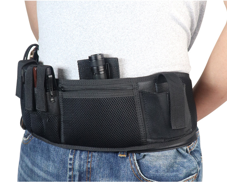 枪套透气便携户外战术腰封跨境热采腰带枪包隐形快拔枪套详情2