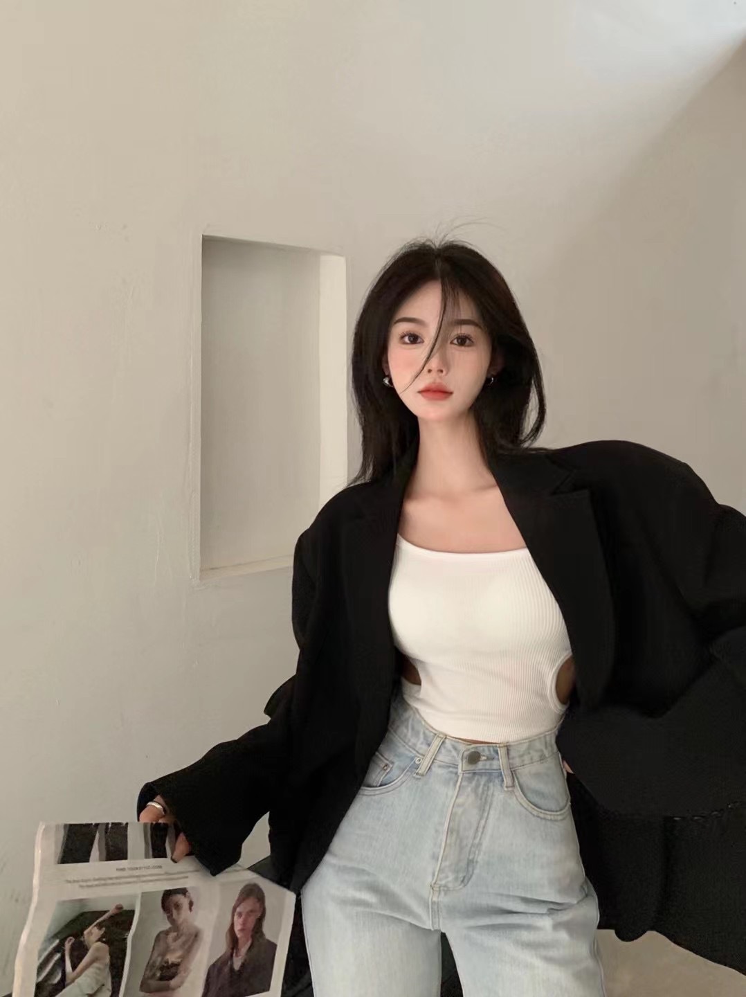 2021新款性感辣妹无痕斜肩抹胸一体固定杯百搭打底外穿裹胸美背女详情6