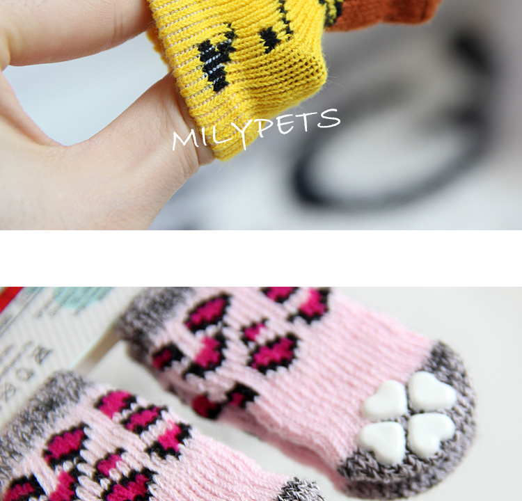 宠物狗狗袜子脚套防脏猫鞋猫咪袜子防抓小狗泰迪柯基法斗袜子室内详情12
