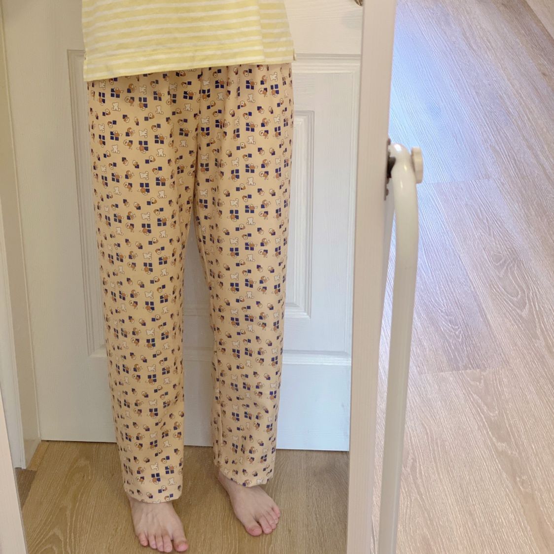 遛弯裤卡通睡裤女春秋新款居家可爱印花宽松休闲夏季空调防蚊长裤详情27
