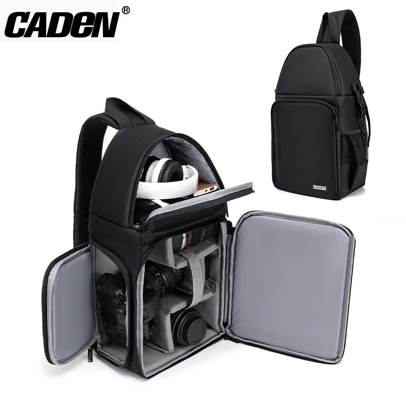 CADeN卡登单反相机包 D10双肩数码相机包户外便携索尼摄影背包详情9