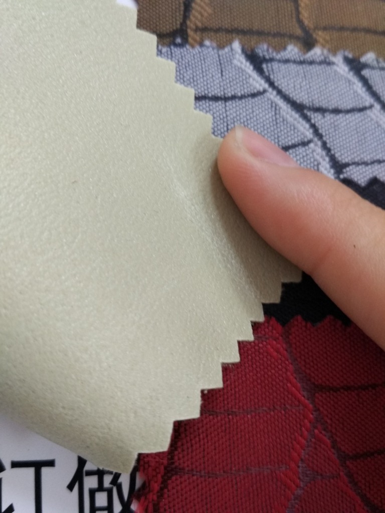 新品义乌箱包批发面料布料提花山形状色织大提花布PVC现货供应详情3